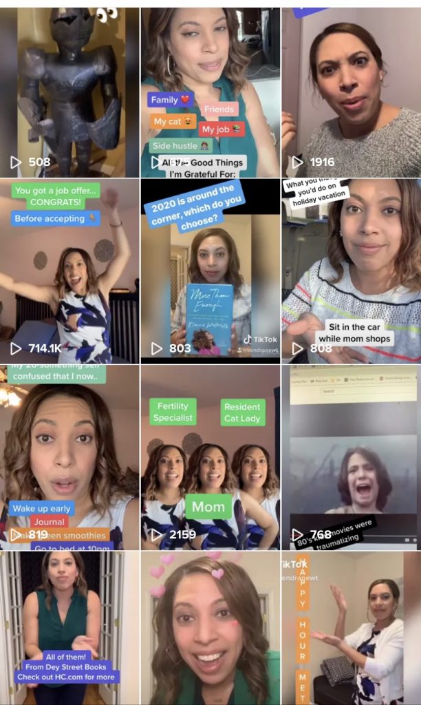 Kendra Newton's TikTok Account